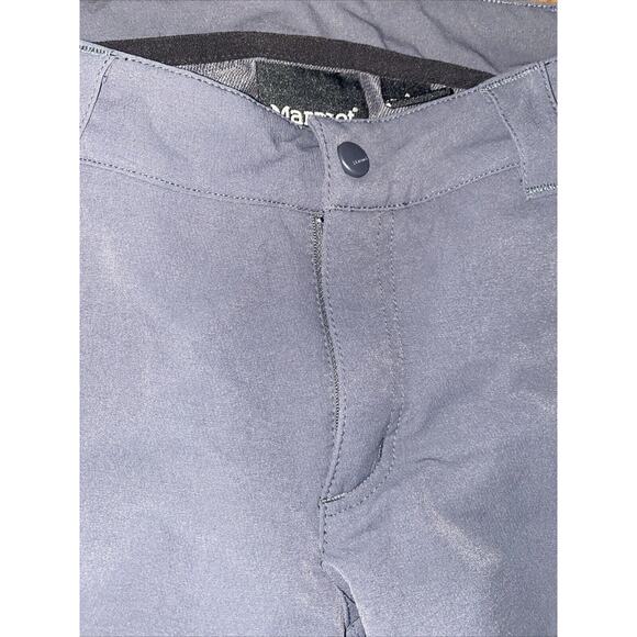 Marmot Nylon Hiking Pants Women's Gray Outdoor Pants Size 4 Trails Ankle Zip - Picture 4 of 11